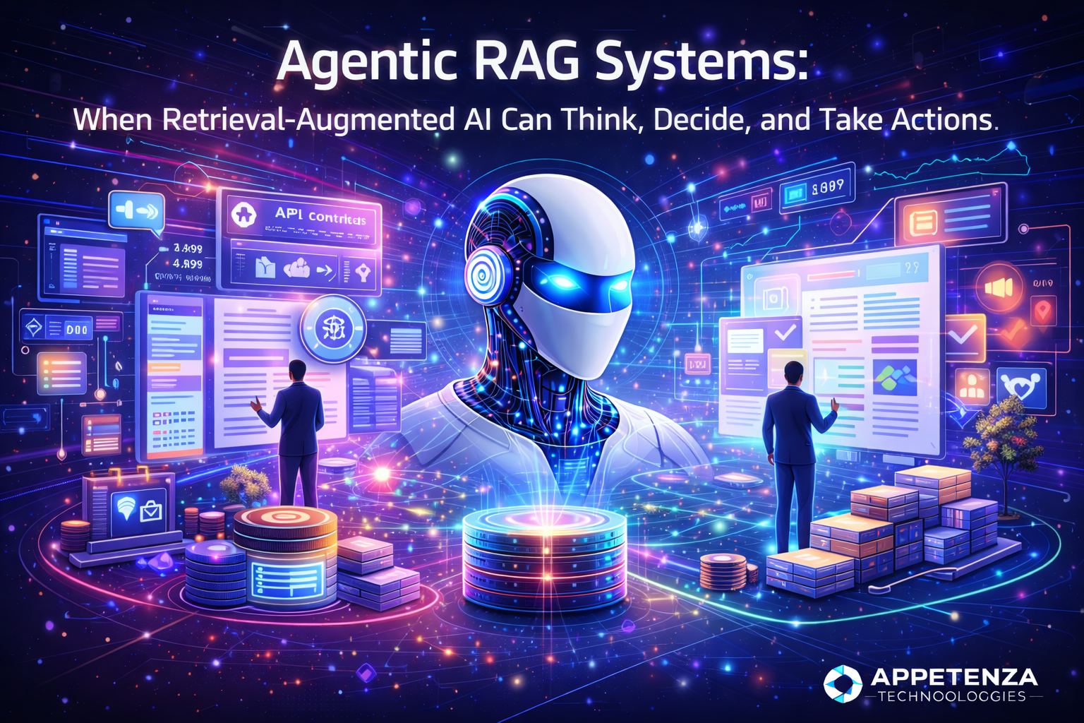 Agentic RAG Systems: When Retrieval-Augmented AI Can Think, Decide, and Take Actions